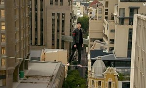 Watch: Danny O'Donoghue tightrope-walks in The Script's new video, 'Man on a Wire'