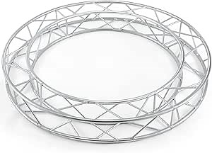 MorningRo 5' DJ Truss Diameter Circle Circular Aluminum Square Truss Piping 8" Width DJ PA Lighting Truss