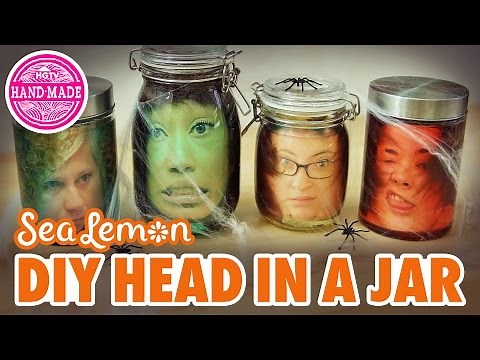 DIY Head in a Jar with Sea Lemon - HGTV Handmade