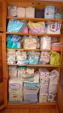 My secret XXL diaper stash!