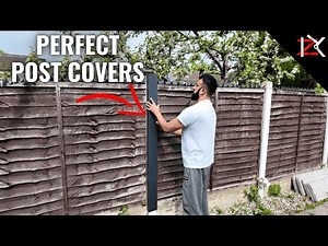 How To Cover & Extend Garden Concrete Posts - Modern Look - LIFETIME NO Maintenance - Level It Out