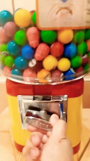 A Bit Tricky! 🍬How To Hack A Gumball Machine! Got 2 Yummy 🍬🍬 #shorts