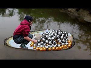 Silver pearls are made by pasting silver clams, and this secret was eventually discovered by me