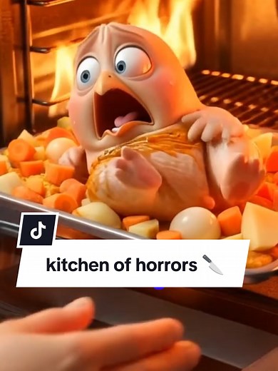 Expectation vs. reality 🐔🤣 #darkhumour #foodhumor #aifood #foodtok #foodtok