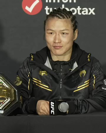 65K views · 879 reactions | Zhang Weili Defeats Yan Xiaonan! Hear from the strawweight queen at the #UFC300 Post Presser! | UFC | Facebook