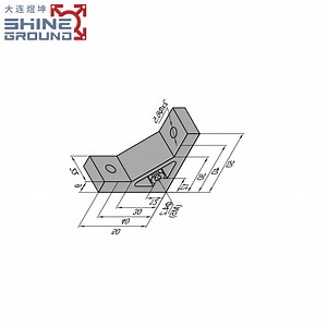 [Hot Item] Strong & Lightweight Screw-on Corner Bracket Metal Corner Bracket