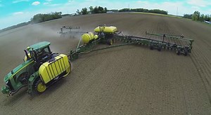 Shaw Farms planting corn 2014.