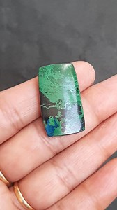 Azurite Flat Back Gemstone - Etsy