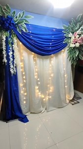 49K views · 1.1K reactions | Diy backdrop for civil wedding, debut or any events occasion backdrop design ideas #DebutBackdrop #flowerfolddesign #civilweddingackdrop #diybackdrop #tutorial #ScallopDesign #wedding #tableskirtingtutorial #weddingbackdrop | Vins avenue | Facebook