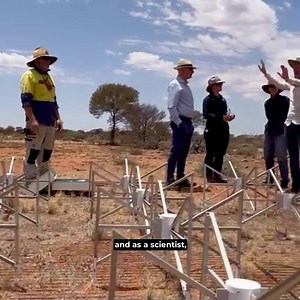I visited Murchison Observatory in outback WA with leading scientists from CSIRO and Curtin University. CSIRO Chief Doug Hilton shared insights into the importance of the site and the remarkable work they are doing, including the Square Kilometre Array project. | Paul Fletcher | Facebook