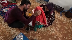 8.8K views · 147 reactions | The endless love and care of a loving man for his wife and baby on a sweet and rainy day櫓‍❤️‍ | Nomadic TV. | Facebook