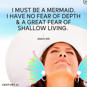 Come be a mermaid on Topsail Island! | We've got more great quotes on our blog. 🏖 http://bit.ly/32p5dq6 | Treasure Realty Topsail Island Rentals