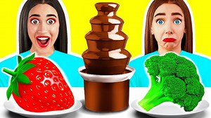 24K views · 509 reactions | CHOCOLATE FONDUE CHALLENGE! By Kaboom Zoom | Zoom Zoom | Facebook
