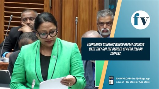 1.3K views · 32 reactions | Foundation students would repeat courses until they got the desired GPA for TELS or Toppers – Kumar | fijivillage | Facebook