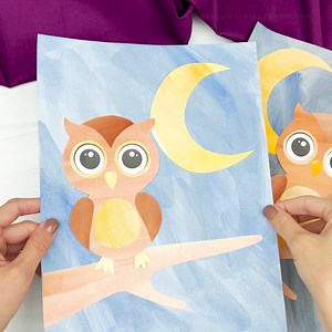 🦉 Owl Art Project ✂️ Get the template on the blog | Simple Everyday Mom