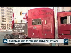 Nazi flags seen at freedom convoy in Ottawa
