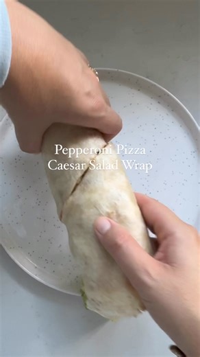 Pepperoni Pizza Caesar Wrap | Grilled Cheese Social