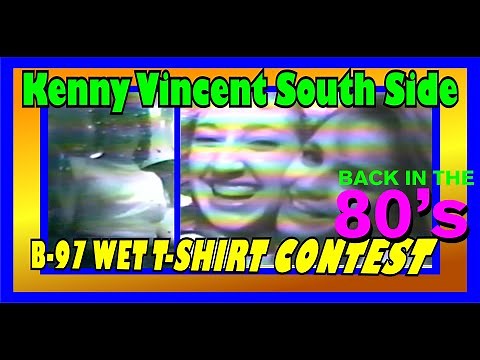 Kenny Vincent Southside B-97 Wet T-Shirt Contest back in the 80's KENNY's Key West - Marvin Faber