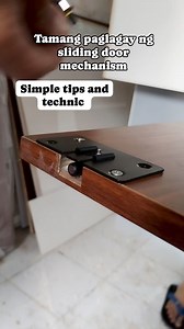 Simple tips and technic Tamang pag lagay ng Sliding Door Mechanism #regieswoodworks #tipsandtechnic #regwoodworks #modularexpert #WoodworkSkills #modular #Masterpiece #followformore #slidingdoors #wardrobecabinet | Regie Chico