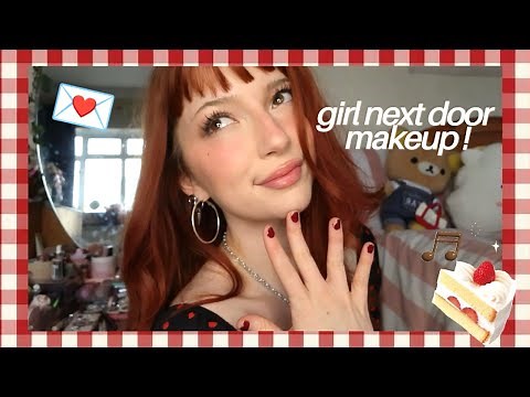 natural redhead girl-next-door makeup tutorial! 💌 (+ chat)