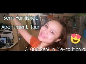 3K APARTMENT IN METRO MANILA // My Semi-furnished Apartment Tour