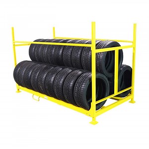 [Hot Item] Steel Warehouse Stackable Industrial Storage Post Pallet and Tire Racks