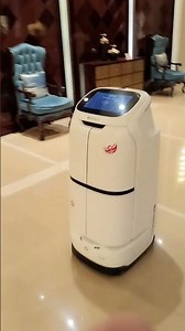 Hotel Robot in Action #hotel #robot