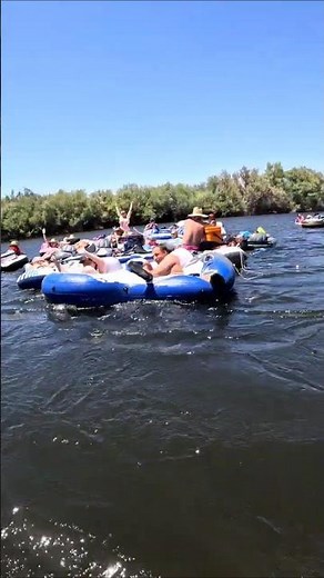 Free tittie Tuesday. #saltriversquirters #tubing #beerlife #summer #saltriver #goodtimes