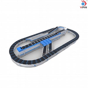 [Hot Item] Parcel Sort System Ai All in One Scan Weighing Manufacturer Logistics Cross Belt Sorting Conveyor Machine