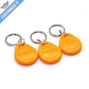[Hot Item] Custom Logo RFID ABS Key Fob NFC Contactless Keyfob for Employee ID and Security System
