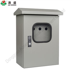 [Hot Item] Wall Mounted Double Door Electrical Metal Enclosures with Termpered Glass Window