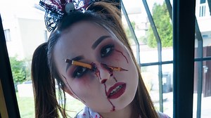 Asian gf Yiming Curiosity gets roughly fucked by two men