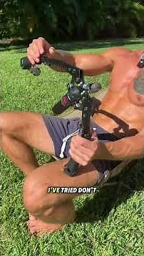 Sit down and build muscle! Anywhere and anytime. Hydraulic resistance with 15 levels.