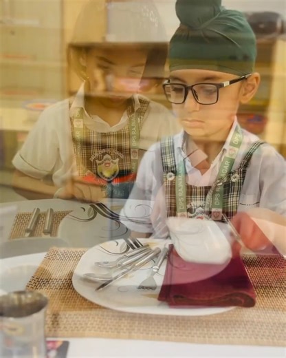 14 reactions | Art of Table Laying Activity: Pre Primary Our little stars explored the Art of Table Laying! With tiny hands and big smiles, they carefully set forks, spoons, and knives in the right order—learning discipline, coordination, and dining manners in a fun way. | Delhi Public School Raj Nagar (DPS RajNagar) | Facebook