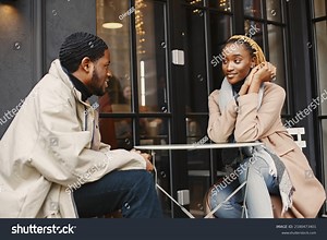 Portrait Young Beautiful African Couple Love Stock Photo 2180473401 | Shutterstock