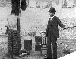 How many lashes can someone endure before dying?