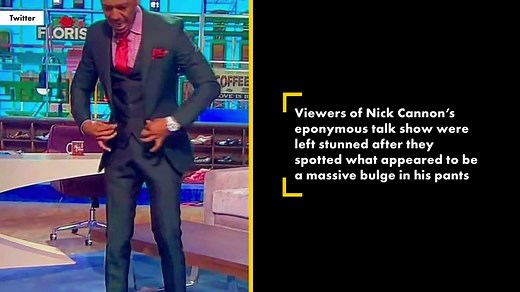 Fans lose their minds over Nick Cannon’s apparent bulge on TV show
