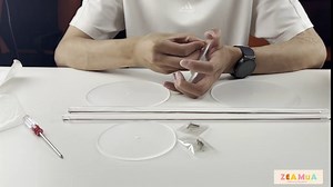 16" Acrylic Hat Holder -2 Sets Round Bottom of Hat Display Racks, Hat Stand, Suitable for Placing and Displaying Various Hats, Wigs, Best Gift for Women - Easy to Install Included Screws.（Clear）