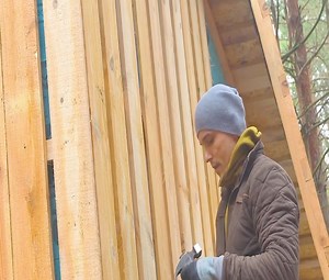 757K views · 10K reactions | Constructed a house in a year without any prior knowledge _ Starting to Finish. | Alone with nature | Facebook