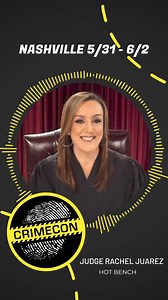 Join Judge Rachel Juarez at CrimeCon for an investigation into the Brighton Axe Murder with 48 Hours, Erin Moriarty, and a fabulous panel. 🕵🏻‍♀️🚨🚧 Learn more at www.crimecon.com #crimecon #nashville #48hours #coldcase | Hot Bench