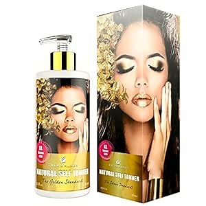 Self Tanner Indoor Tanning Lotion for Thermalabs Sunless Tan Loving Fans. Easy Gradual Fake Face and Body Bronze Bake with Advanced Organic and Natural Ingredients. Men and Women Flawless Glow