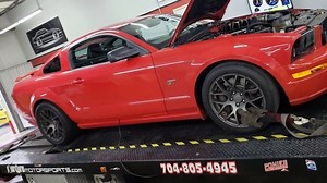 2007 Mustang GT with Hot Rod cams and JLT Performance intake came in for a dyno tune on our Dynojet Research Inc. dyno. This one put down 315hp & 330tq. #mustang #mustanggt #mustangsofinstagram #mustangfanclub #mustanglife #mustangnation #mustang_freakzz #mustangporn #mustanglovers #mustangaddicts #mustang_addict #nc_stangs #robsthebesttuner #dynojet #dynojetresearch #hotrodcams #jltperformance | Powercurve Motorsports