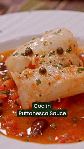 Cod Fish Puttanesca Recipe Another good one for this weekend! 😋 Reposted from @healthy_food_recipes24 Ingredients: •2-3 Cod Fish fillets, seasoned with salt and black pepper, halved or cut in three equal pieces •10 Tomatoes, skin peeled, seeds and excess water removed •4 Garlic cloves, minced •1/4 cup Capers, rinsed •1/2 cup Kalamata olives •4-6 Anchovies •1/3 cup White Wine, dry •1 tsp. Hot pepper flakes •Olive oil •Salt, to taste •Black pepper, to taste •Handful Parsley, chopped, for topping 