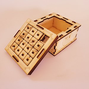 Slide Picture Puzzle Box Plans SVG DXF PDF L'homme de Vitruve de Davinci - Etsy France