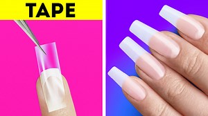 Clever ways to save beauty of your long nails || manicure and pedicure hacks: | 5-Minute Crafts GIRLY