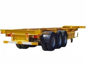 [Hot Item] (Africa Customer preference) 3axle 40tons-60tons Framework Container Platform Vehicle Semitrailer