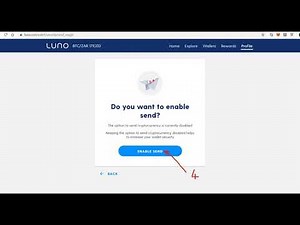 Luno Bitcoin Wallet: Activate Send Button