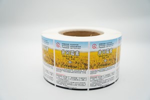 [Hot Item] China Custom Logo Design Self Adhesive Vinyl Packaging Roll Label