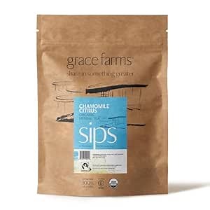 CHAMOMILE CITRUS Herbal Teas (50 Sachet Pouch) | Naturally Sweet, Calming and Caffeine Free |Organic, Fair Trade and Kosher Certified | Gives Back 100% of Profits