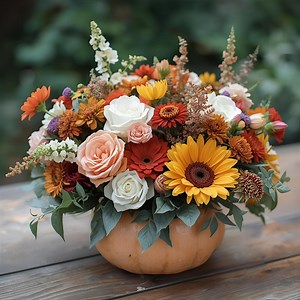 Printable Guide: How to Create a Pumpkin and Flower Centerpiece – Step-by-step DIY - Etsy